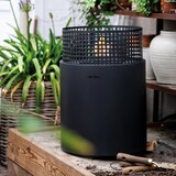 thumbnail of Tenderflame - Mossel Bay Schwarzer nachfüllbarer Flüssigkeitskamin für den Außenbereich