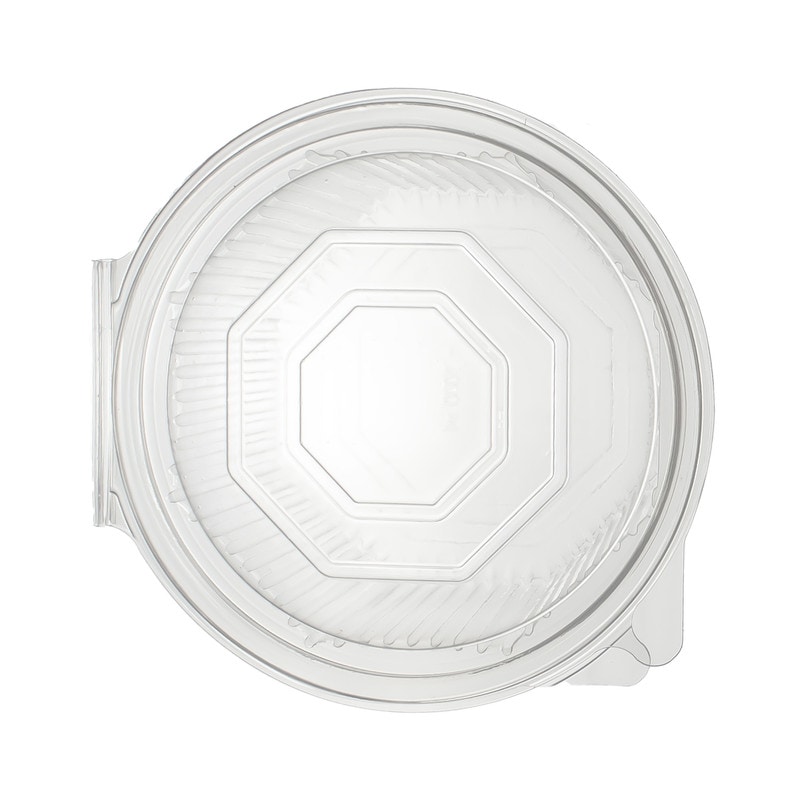 DayBays 4000 Stk. Haushaltsbox PP 250 ml 144x140x38 mm 8 Eckig Salat-Box Alpha mit anhängendem Deckel