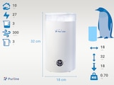 thumbnail of Ultraschall-Luftbefeuchter 27W 3L Aromas Hydro 9 Diffusor