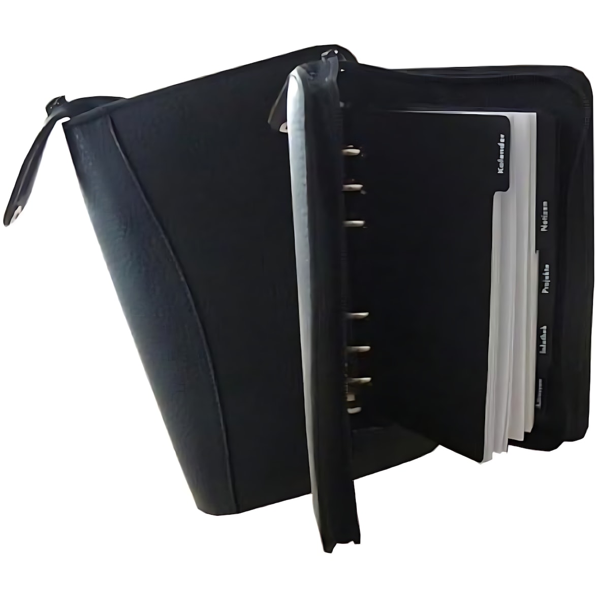 BSB Timer kompakt ca.A6 Softfolie geprägt schwarz mit Reißverschluss