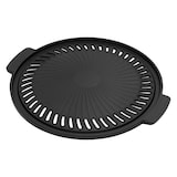 thumbnail of BBQ#BOSS Grillplatte Ø32 cm – Gusseisen, gerippte Plancha mit zwei Griffen, Pfanne für Gas-, Kohle- & Elektrogrill, Gussplatte Grillpfanne