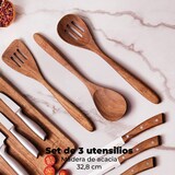 thumbnail of Chef sauce PIXEL - Sartén Ø24x4,5cm en Aluminio Prensado con 3 Utensilios de Cocina en Madera y 5 Utensilios en Silicona