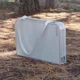 thumbnail of Aktive Mesa plegable camping maletín antideslizante beige c/red auxiliar