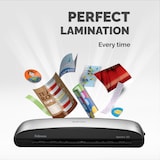 thumbnail of Fellowes plastificatrice a caldo Spectra A3, formato A3,fino a 125 micron, per casa/ufficio, leva di sblocco, modalità riposo+starter pack 10 pouches