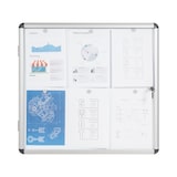 thumbnail of Bi-Office Enclore Earth Afsluitbaar Magnetisch Vitrine Whiteboard Met Alumium Omlijsting, 72,0x67,4 cm (6xA4)