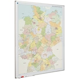 thumbnail of PROREGAL Magnetisches Whiteboard Landkarte PLZ Deutschland | HxBxT 120x90cm | mit Befestigungsmaterial & Stiftablage | Sublimationsstahl