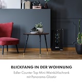 thumbnail of Klarstein Bellevin 8 Uno Weinkühlschrank 23 Liter 11-18 °C LED Touch SingleZone Schwarz