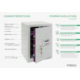thumbnail of ARREGUI Forma Evolution 150080 Caja fuerte con llave y codigo, Caja de doble seguridad electronica, Apertura con teclado y llave 52 x 38,5 x 36 cm 59L