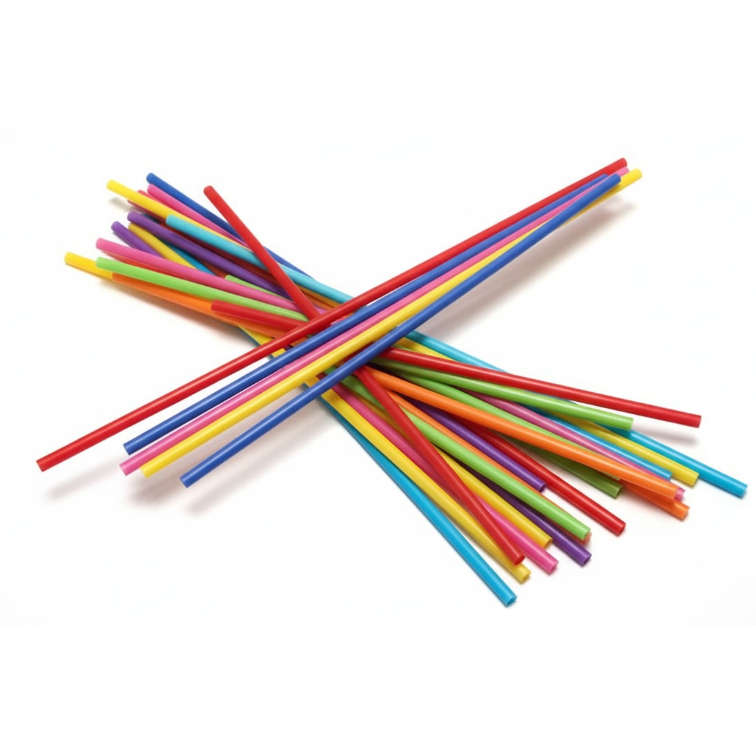 HOSTELBIO Pajita de papel en colores bebidas frías - 6mm x 40cm largas | 5000 unidades