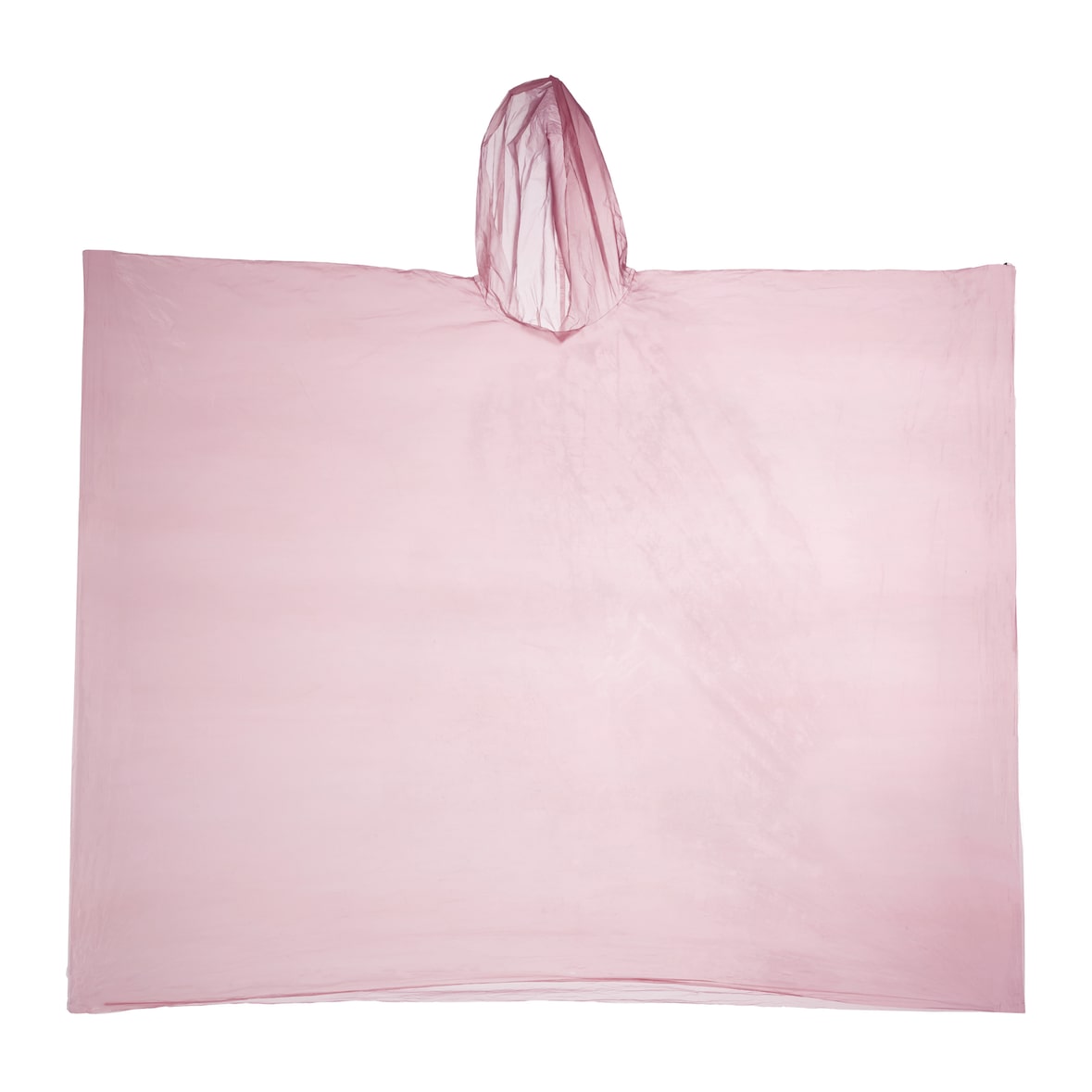 Relaxdays Regenponcho Einweg, 10er Set, Einmal Regencape mit Kapuze, für Erwachsene, Notfallponcho Damen & Herren, rot