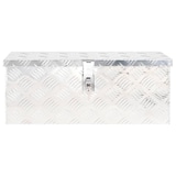 thumbnail of DELUKE® Aluminiumbox mit Deckel - Abschließbar Alubox Deichselbox Alu Anhängerbox Werkzeugkiste Metall Transportbox Metallkiste, 60x23,5x23cm Silber