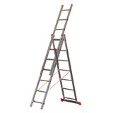 thumbnail of Scala triplice regolabile ed estensibile in alluminio lung. max 3.44 mt