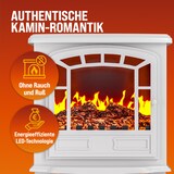 thumbnail of MONZANA® Elektro-Kamin mit Heizung und Kaminfeuer-Effekt 2000W weiß