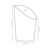thumbnail of MONOUSO - Papieren Kraft voor Frietjes en Wraps Beker Ø8,1x14cm (55 Stuks)