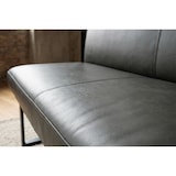 thumbnail of KAWOLA Esszimmerbank ELEEN Leder anthrazit 143cm