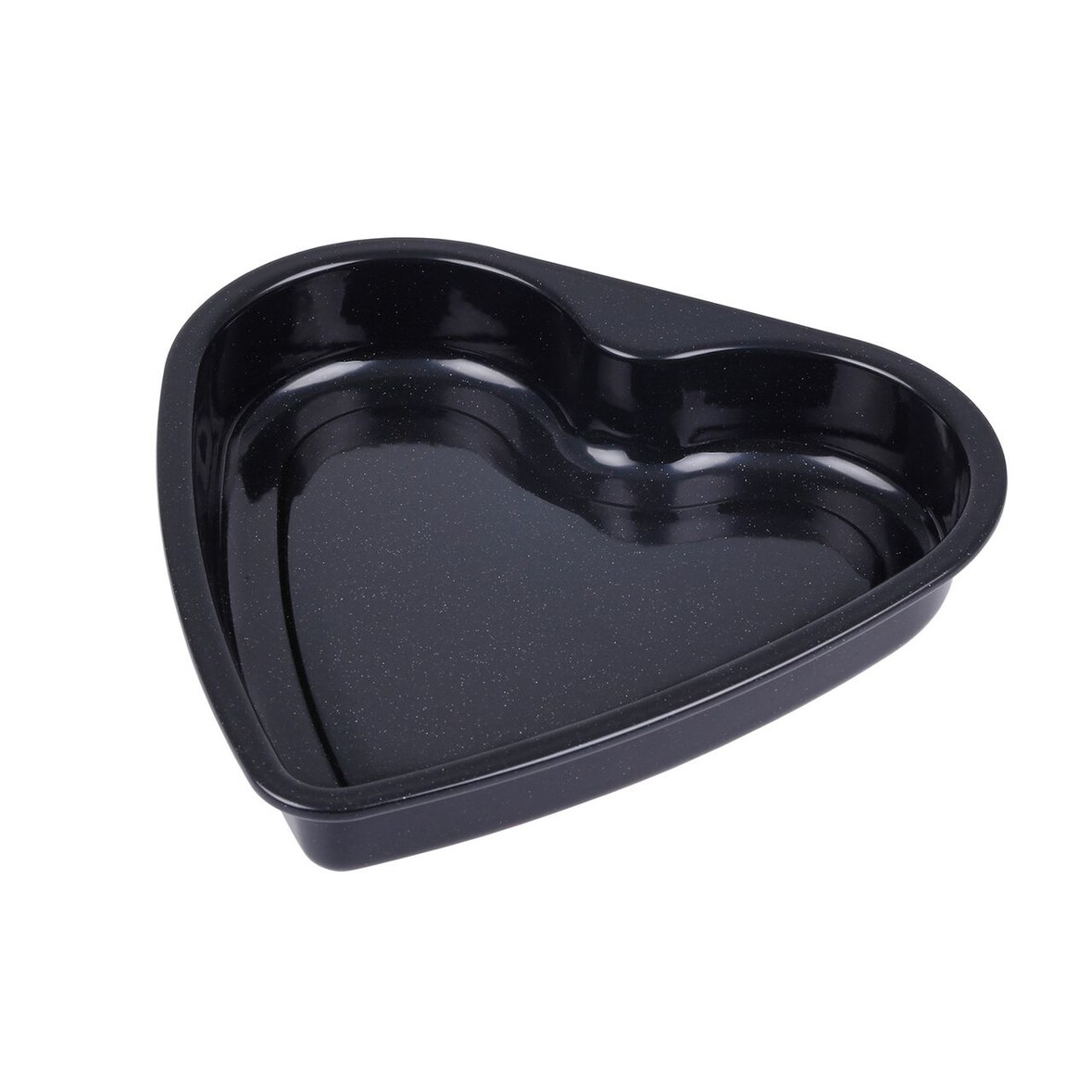 CHG Herz Backform, emailliert, ca. 26 x 25,5 x 4 cm