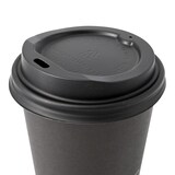 thumbnail of BIOZOYG 50 Stück Einwegdeckel Ø 80mm, schwarz  CPLA Bio Plastikdeckel Kaffeedeckel kompostierbar, biologisch abbaubar, umweltfreundlich