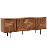 thumbnail of WOHNLING TV Schrank 140x54x33 cm Lowboard Holz Fernsehkommode Fernsehschrank
