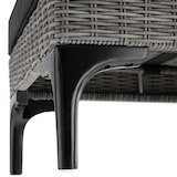 thumbnail of tectake Conjunto Rattan com estrutura de alumínio Bellaria  cinzento - 404796