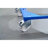 thumbnail of METRO Professional Transportwagen für Eurobehälter, PP, 41 x 61 x 16 cm, 250 kg, mit Bremsen, stapelbar, blau