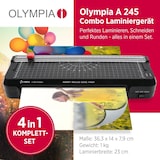 thumbnail of Plastificadora 4 en 1 + regla de corte integrada + juego de láminas de plastificación + redondeador de esquinas