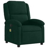 thumbnail of vidaXL Massagesessel Dunkelgrün Samt