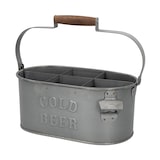 thumbnail of Cesta 6 garrafas com abridor desenho envelhecido  Aktive