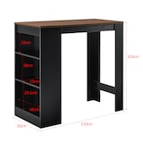 thumbnail of Helloshop26 - Table de bar avec rangement bistro haut 110 cm noir et effet noyer 03_0006192
