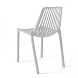 thumbnail of Set van 4 witte plastic stoelen - Oviala