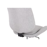 thumbnail of SIGMA Chaise de bureau EC507, tissu, hauteur d'assise réglable, gris/blanc
