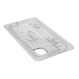 thumbnail of CAMBRO 30CWLN-135 - Tapa FlipLid con muesca GN 1/3 - 17,6 x 32,5 cm - (No incluye cubeta) - Transparente - Venta 1 unidad.