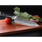 thumbnail of Kochmesser und Küchenmesser Damast Edelstahl Chefmesser mit 20 cm Klinge extra scharf Profimesser