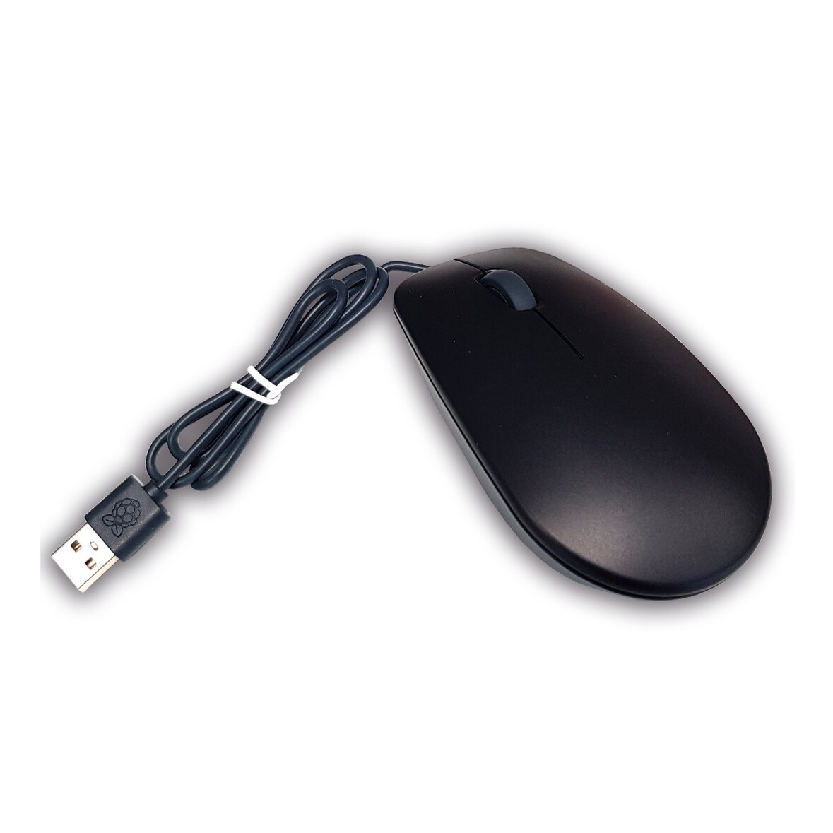 Raspberry Pi Maus schwarz/grau