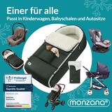 thumbnail of MONZANA® Babyfußsack Basic Waldschattengrün