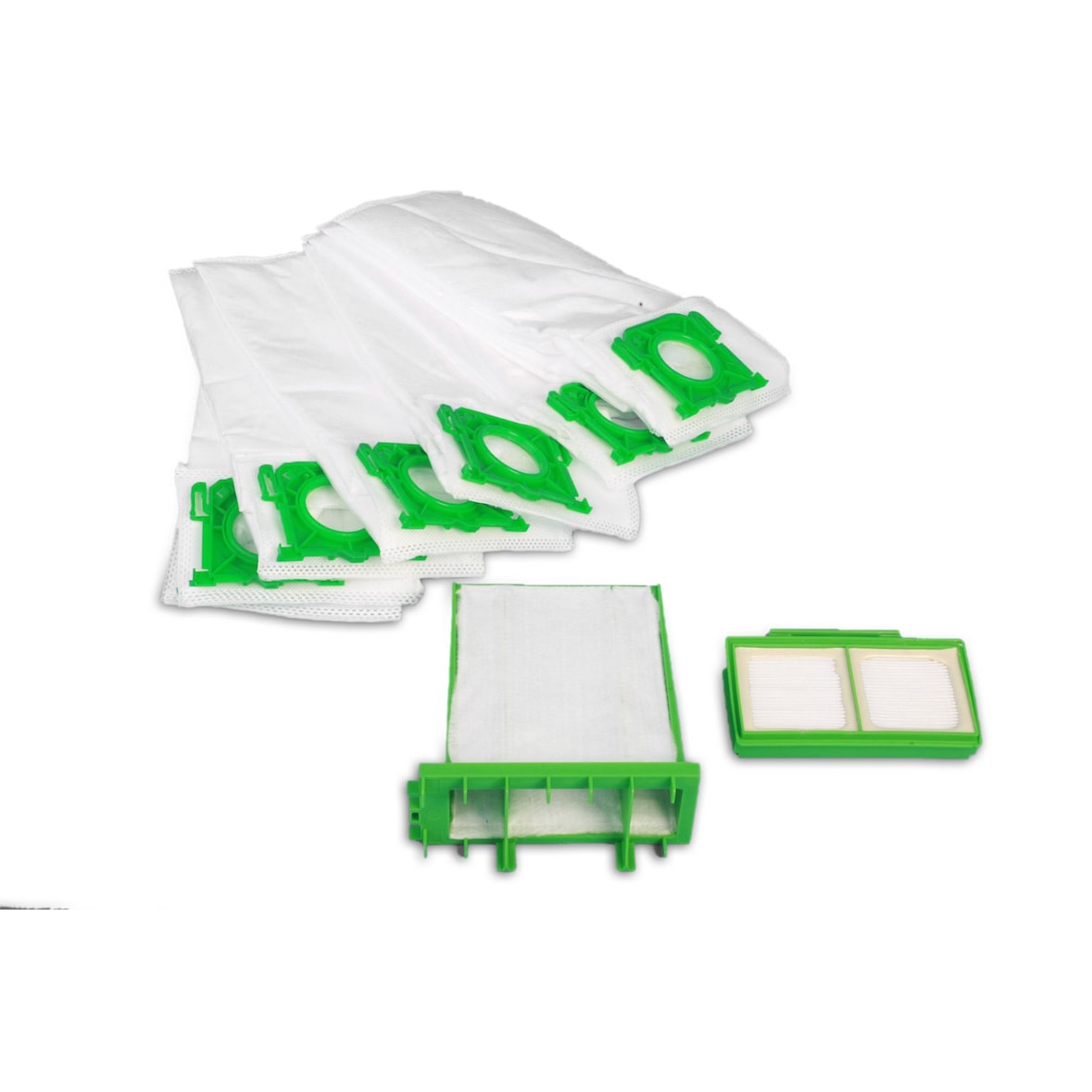 Sparset Servicebox passend für Sebo Airbelt K : 8 Staubsaugebeutel + 2 Filter