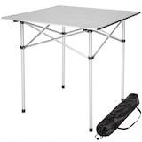 thumbnail of tectake Table pliante de camping en aluminium avec housse, 70 x 70 x 70 cm 70 x 70 x 70 cm Gris