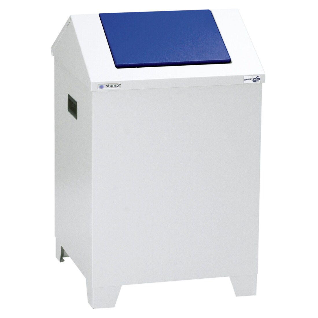 Abfalltrennung PWK, RAL 7035/5010, 73 Liter