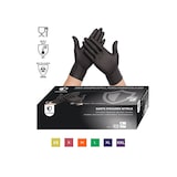 thumbnail of Boîte de 1000 Gants d'examen Nitrile - Taille M - Noir