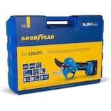 thumbnail of Professionele elektrische snoeischaar 16,8V + 2 lithiumbatterijen 2Ah Ø snijkant 32 mm borstelloze motor GOODYEAR