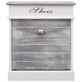 thumbnail of Helloshop26 - Armoire à chaussures range chaussures rangement meuble entrée couloir salon 50 x 28 x 58 cm bois de Paulownia gris 02_0021771