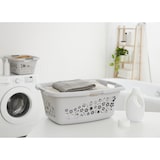 thumbnail of ROTHO  Flowers Wäschekorb "Flowers" 50 l grau