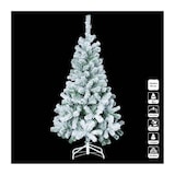 thumbnail of Sapin de Noël artificiel Vert floqué enneigé H 150 cm