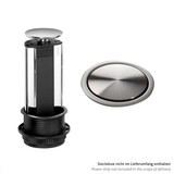 thumbnail of EVOline Port Zubehör Wippdeckel für Steckdose, Edelstahl