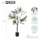 thumbnail of WellHome - Kunstolijfboom in zwarte pot 116cm