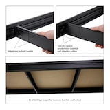 thumbnail of PROREGAL Etabli DINO réglable en hauteur, HxLxP 90x160x60cm, Capacité de charge 600kg, Noir, Etabli d’Atelier, Table de Travail & Bricolage