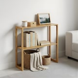 thumbnail of Estante modular em bambu com 2 níveis Canoply 60x57x20cm Natural 7house