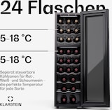 thumbnail of Klarstein Shiraz 24 Duo Weinkühlschrank 2 Zonen 75L/24 Flaschen 5-18 °C Touch Schwarz