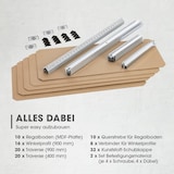 thumbnail of EASYmaxx Schwerlastregal & Werkbank - Bis zu 175 kg Tragkraft je Regalboden - 180 x 90 x 40 cm - 2er-Set