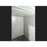 thumbnail of Casetta deposito lamiera Box in Acciaio Zincato 345x186cm x h1.92m - 98KG - 6.42mq - BIANCO