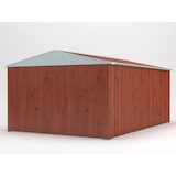 thumbnail of Box giardino attrezzi garage in lamiera di Acciaio Zincata 360x430m x h2.10m - 185KG - 15,48mq - LEGNO